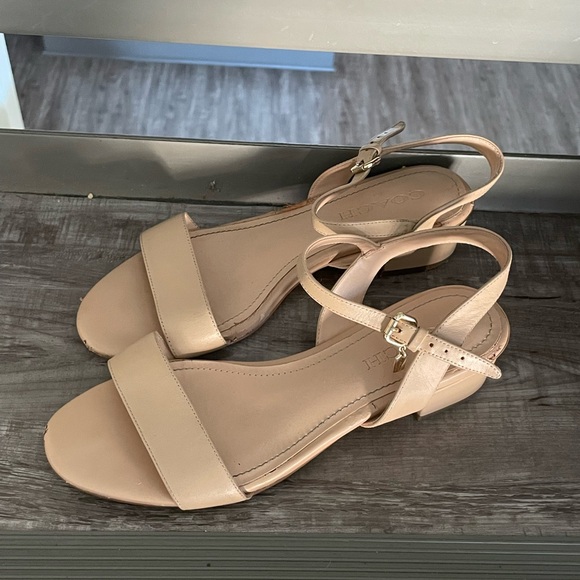 Coach Tan Minimalist Sandals - Picture 4 of 5